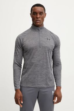 Tréningová mikina Under Armour Tech Textured šedá farba, vzorovaná, 1382797