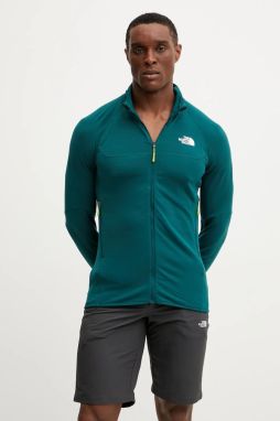 Športová mikina The North Face Bolt Polartec zelená farba, jednofarebná, NF0A8BSX6GI1
