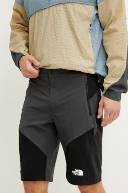 Turistické šortky The North Face Felik Slim šedá farba, NF0A825X4JK1