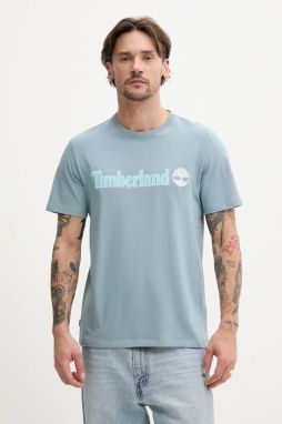 Bavlnené tričko Timberland pánske, s potlačou, TB0A5UPQ7581