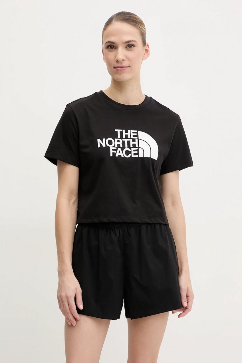 Tričko The North Face Easy Relaxed dámske, čierna farba, NF0A8A6HJK31
