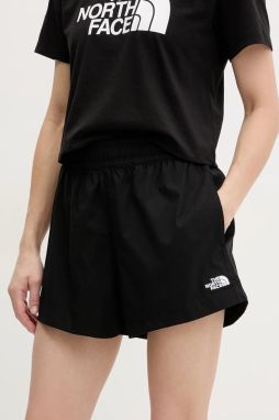 Šortky The North Face Class V Pathfinder dámske, čierna farba, jednofarebné, vysoký pás, NF0A8BJ1JK31