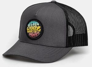 Šiltovka Rip Curl šedá farba, s nášivkou