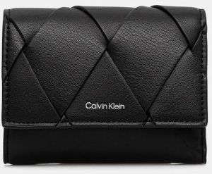 Peňaženka Calvin Klein dámsky, čierna farba, K60K612953
