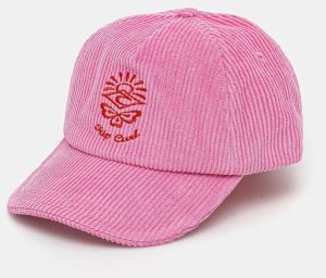 Menčestrová baseballová čiapka Rip Curl ružová farba, s nášivkou, 04WWHE