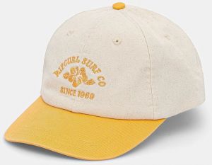 Bavlnená šiltovka Rip Curl oranžová farba, s nášivkou, 05SWHE