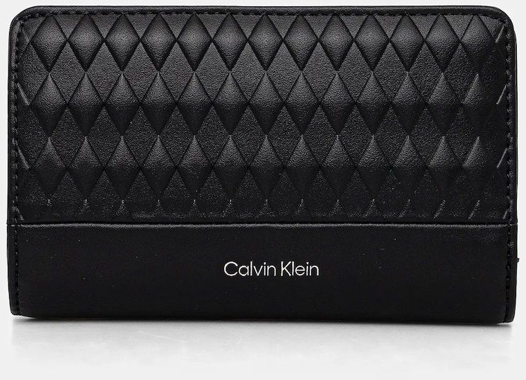 Peňaženka Calvin Klein dámska, čierna farba, K60K612956