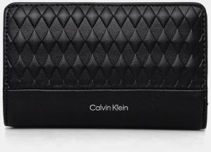 Peňaženka Calvin Klein dámska, čierna farba, K60K612956