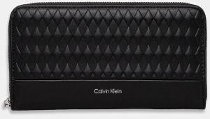 Peňaženka Calvin Klein dámska, čierna farba, K60K612955