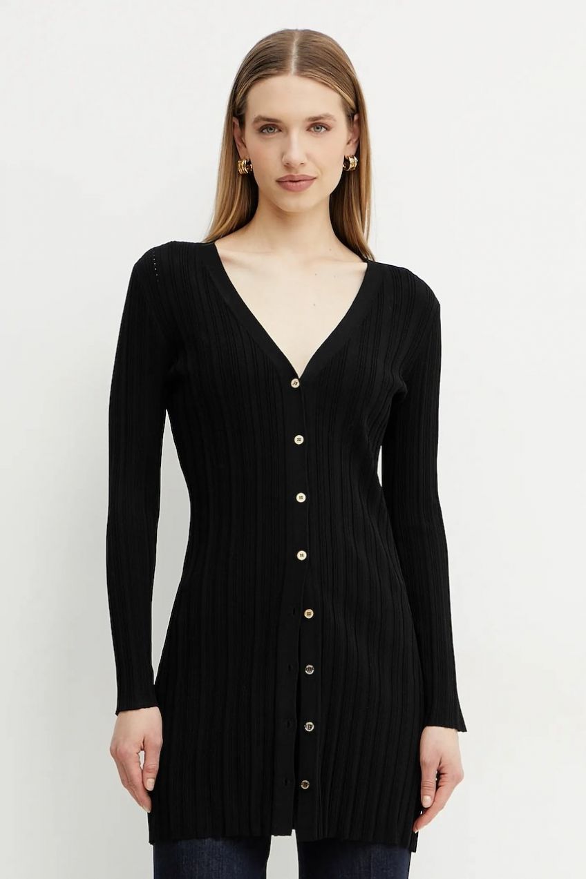 Kardigán Marciano Guess GIADA dámsky, čierna farba, tenký, 5GGR05 5874Z