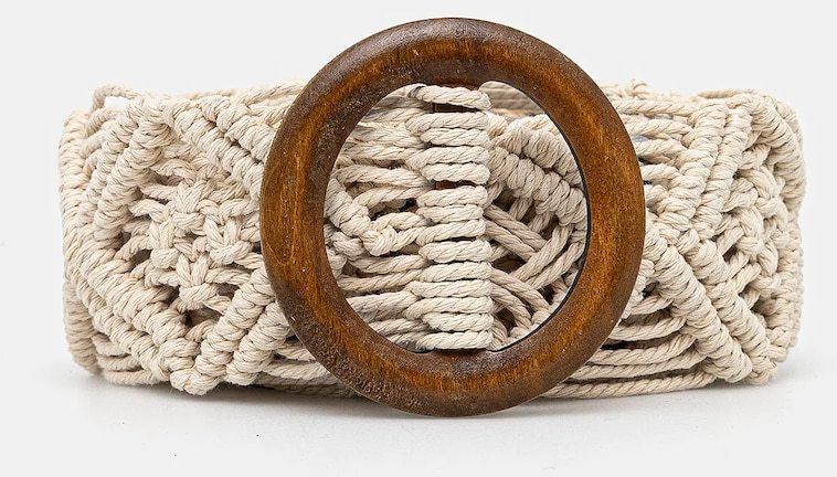 Opasok Medicine dámsky, béžová farba