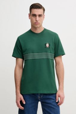 Bavlnené tričko Lacoste pánske, s nášivkou, TH0025