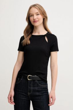 Tričko Dkny dámske, čierna farba, P51H8APJ