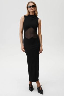 Šaty Undress Code Divine Dress čierna farba, midi, priliehavá, 886