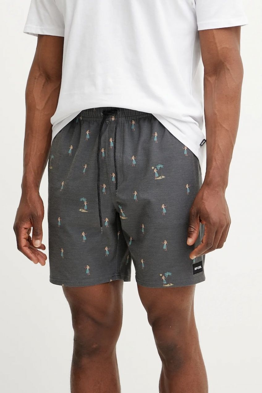 Šortky Rip Curl pánske, šedá farba, CBOQP9