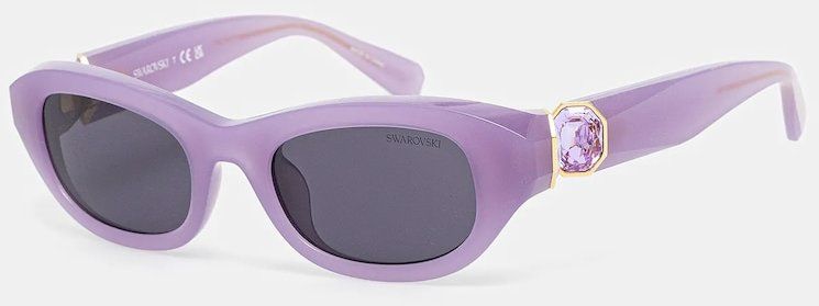 Slnečné okuliare Swarovski MILLENIA dámske, fialová farba, 5724503