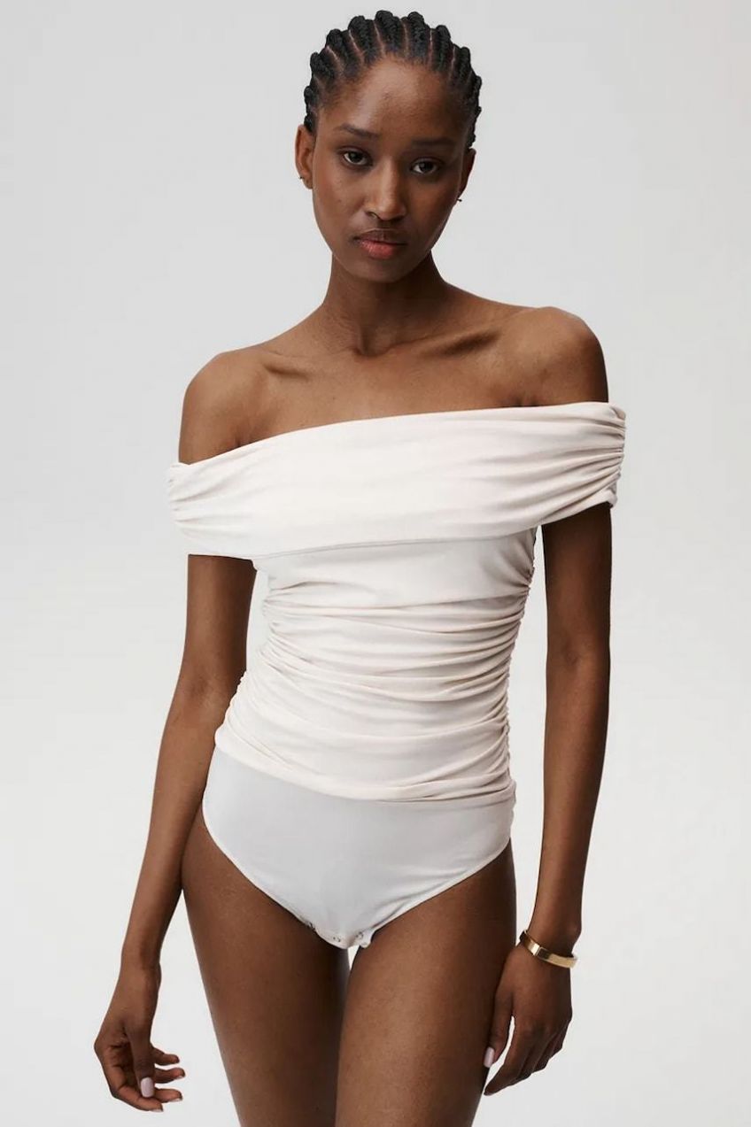 Body Undress Code Buttercup Bodysuit dámske, béžová farba, jednofarebné, 848