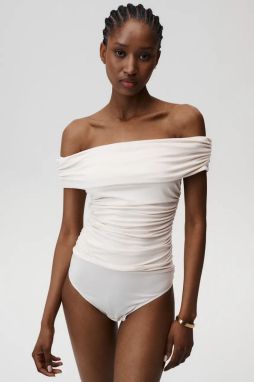 Body Undress Code Buttercup Bodysuit dámske, béžová farba, jednofarebné, 848