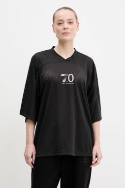 Tričko EA7 Emporio Armani dámske, čierna farba, AF15213.7X000083