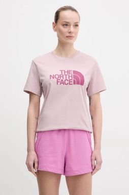 Tričko The North Face Relaxed Easy dámske, ružová farba, NF0A8A6GA1O1