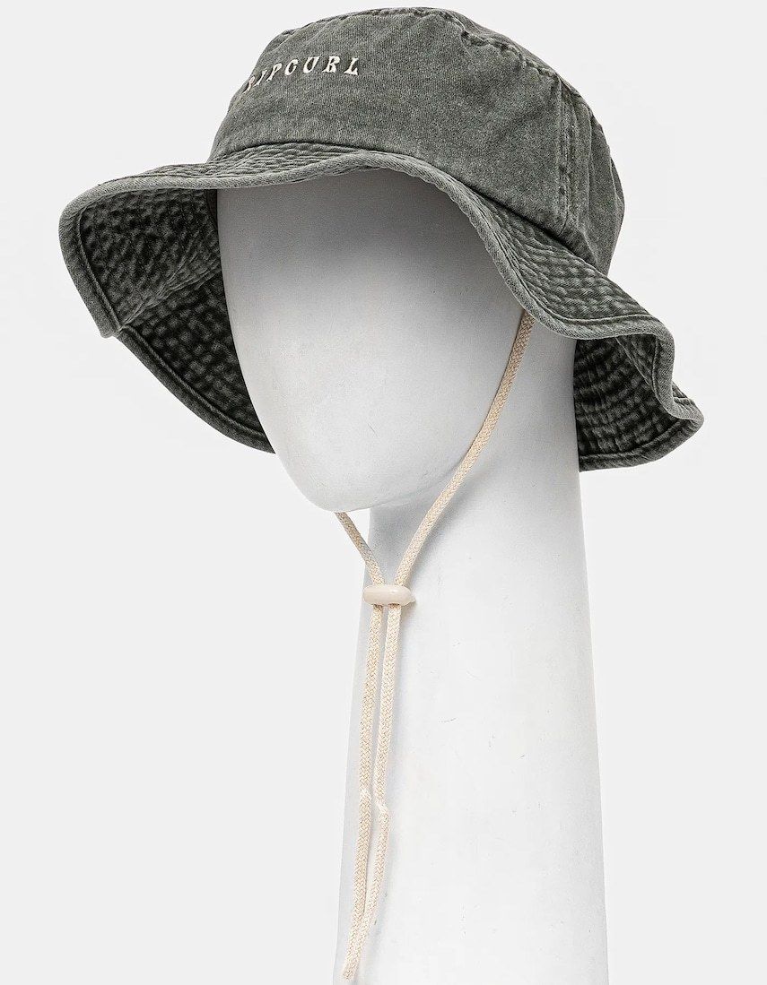 Bavlnený klobúk Rip Curl zelená farba, bavlnený, 04OWHE