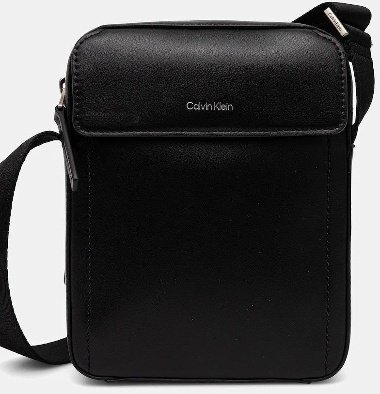 Malá taška na doklady Calvin Klein čierna farba, K50K512966