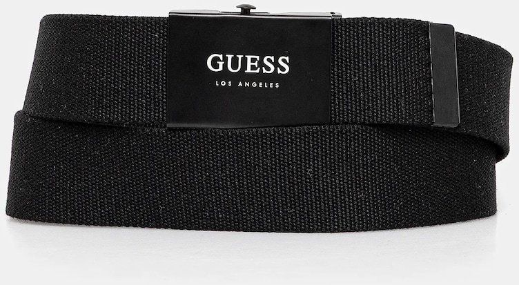 Opasok Guess SPLIT pánsky, čierna farba, BMSPAM P5135