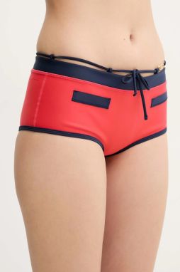 Plavkové nohavičky Rip Curl červená farba, 0NTWSW