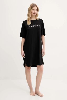 Plážové šaty Max Mara Beachwear čierna farba, 2516621039600