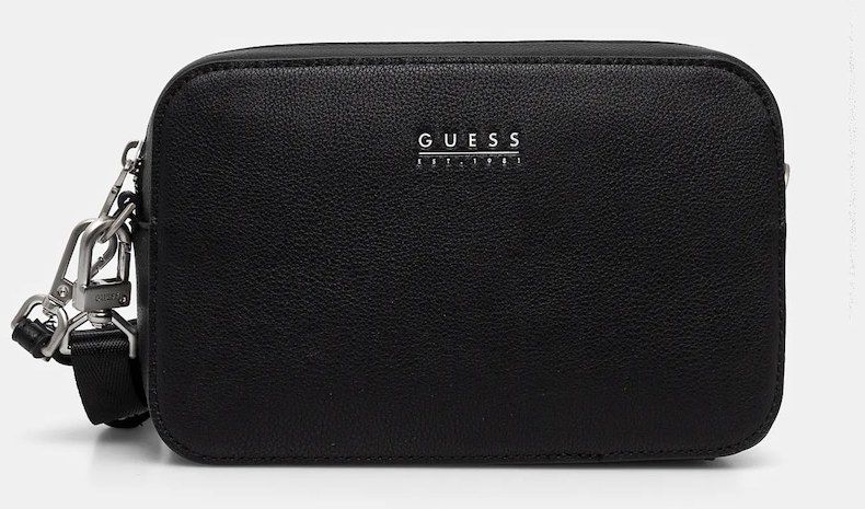Malá taška Guess MILANO čierna farba, PMMITU P5245