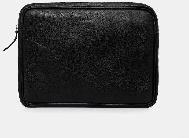 Kožené puzdro na notebook Les Deux čierna farba, LDM940063