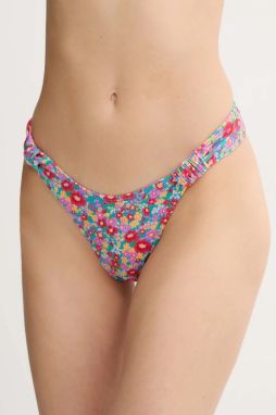 Plavkové nohavičky Rip Curl FLORES červená farba, 0MLWSW
