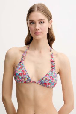 Plavkové nohavičky Rip Curl LAS FLORES červená farba, jemne vystužený košík, 0MIWSW