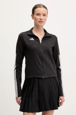 Mikina adidas Tiro dámska, čierna farba, s potlačou, JG4104