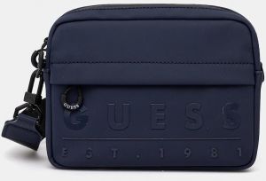 Malá taška Guess SONDRIO tmavomodrá farba, HMSOWR P5272