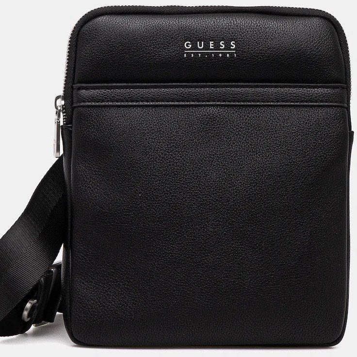 Malá taška Guess MILANO čierna farba, HMMITU P5223