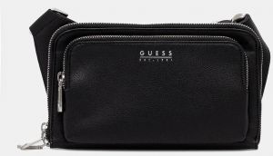 Malá taška Guess MILANO čierna farba, HMMITU P5214