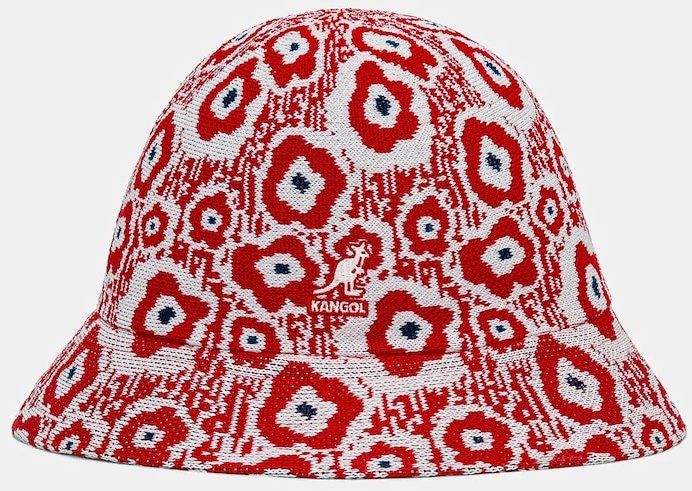 Klobúk Kangol RETRO FLOWER červená farba, K3751.RD608