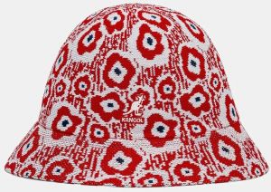 Klobúk Kangol RETRO FLOWER červená farba, K3751.RD608
