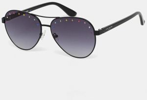Slnečné okuliare Kurt Geiger London SHOREDITCH dámske, čierna farba, 4040805999
