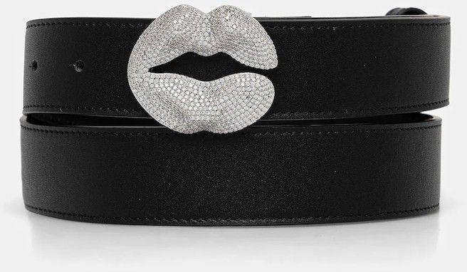Kožený opasok Miss Sixty dámsky, čierna farba, 6S2BJ85500