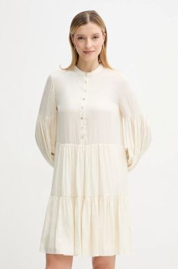 Šaty ZADIG&VOLTAIRE béžová farba, mini, áčkový strih, WWDR02451