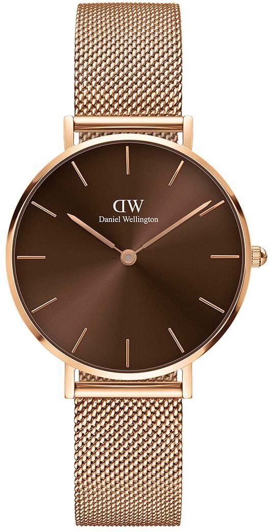 Hodinky Daniel Wellington PETITE AMBER dámskeňe, zlatá farba