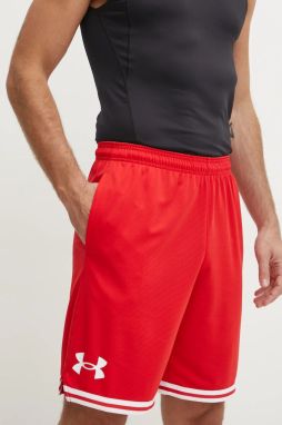Tréningové šortky Under Armour 10 Perimeter červená farba, 1383392