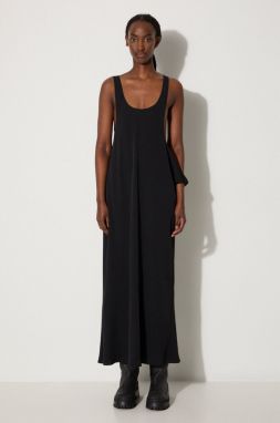 Šaty MM6 Maison Margiela čierna farba, mini, oversize, S62DD0038.S37977