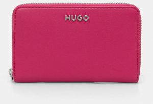 Peňaženka HUGO dámska, ružová farba, 50541708