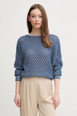 Sveter United Colors of Benetton tmavomodrá farba, teplé, 1194E10D9