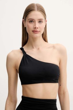 Plavková podprsenka Max Mara Beachwear čierna farba, jemne vystužený košík, 2516821019600