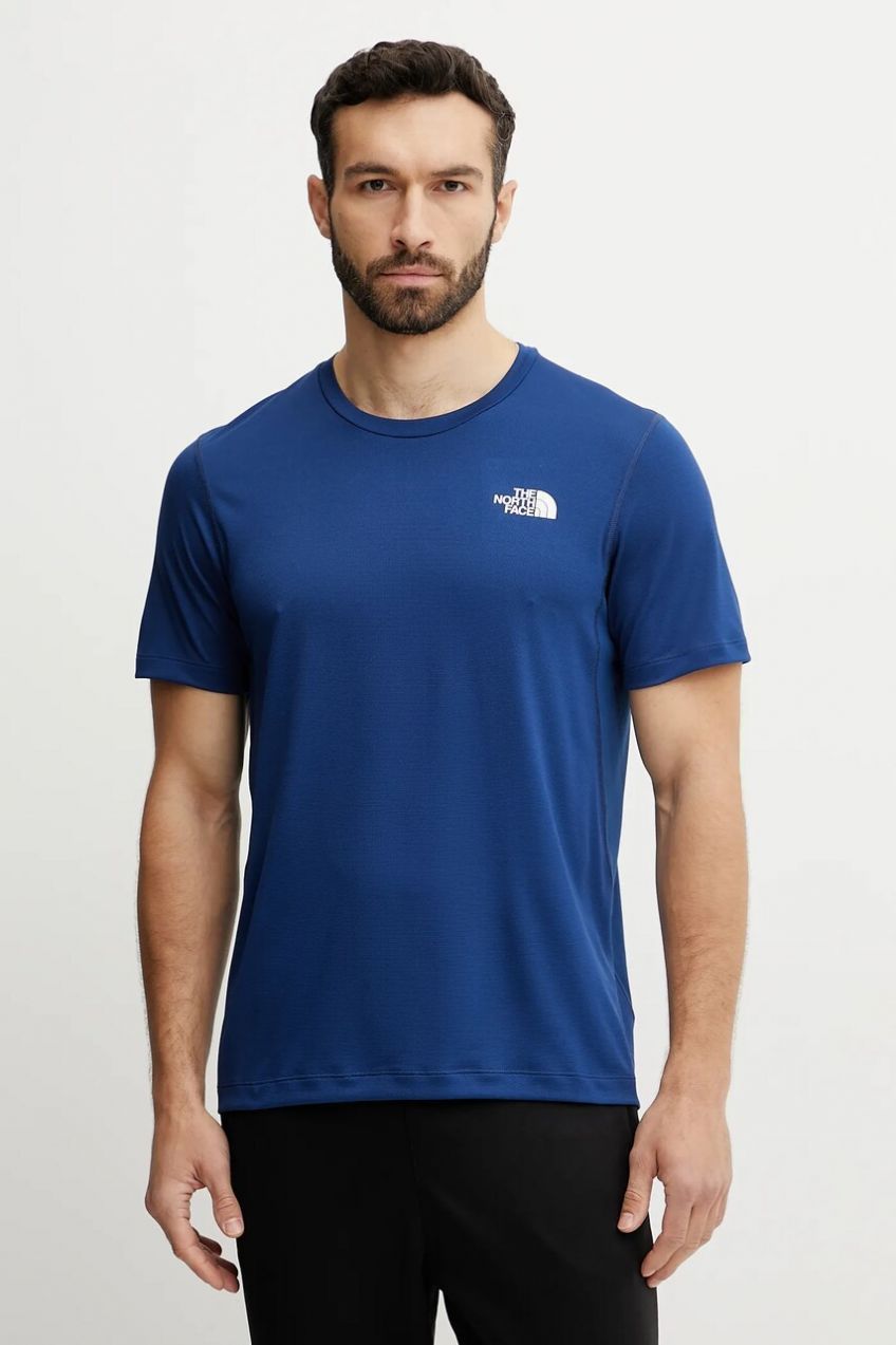 Športové tričko The North Face Lightbright tmavomodrá farba, jednofarebná, NF0A825OD1R1