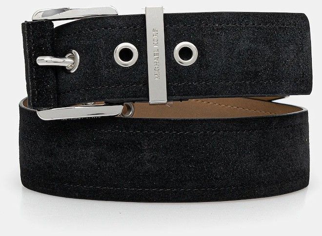 Semišový opasok MICHAEL Michael Kors hnedá farba, 559145